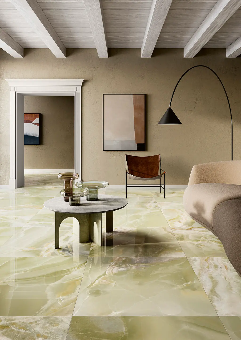 Pavimenti-moderni_Ceramica-Fioranese_Unica_Jade-Green-89x89-Levigato